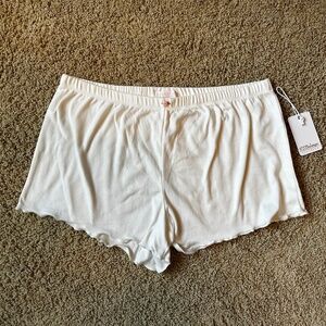 NWT PJ Salvage heart pointelle pajama shorts (Large)